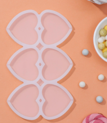 Молд для леденцов и шоколада "Сердечки" 5 см Изображение Молд для леденцов и шоколада "Сердечки" 5 см